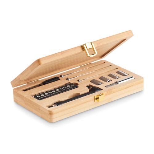 Vaerktoejskasse i bambus - Billede 2